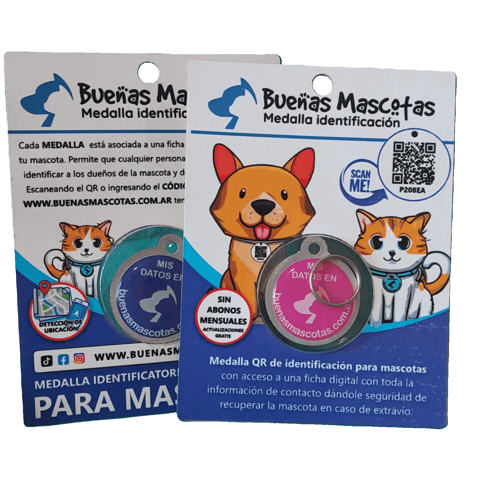 Pack de medallas RecuPETS Buenas Mascotas